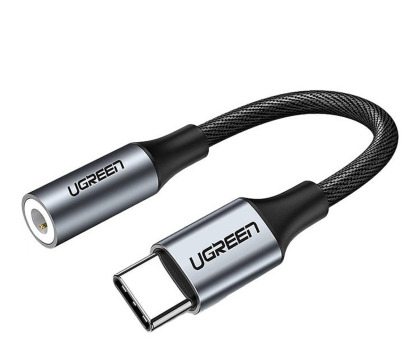 Przejściówka UGREEN AV142 Adapter audio USB-C do mini jack 3,5mm